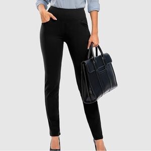 New with tags Rammus Women's Black Slim Fit dress pants, size medium/31 inseam.